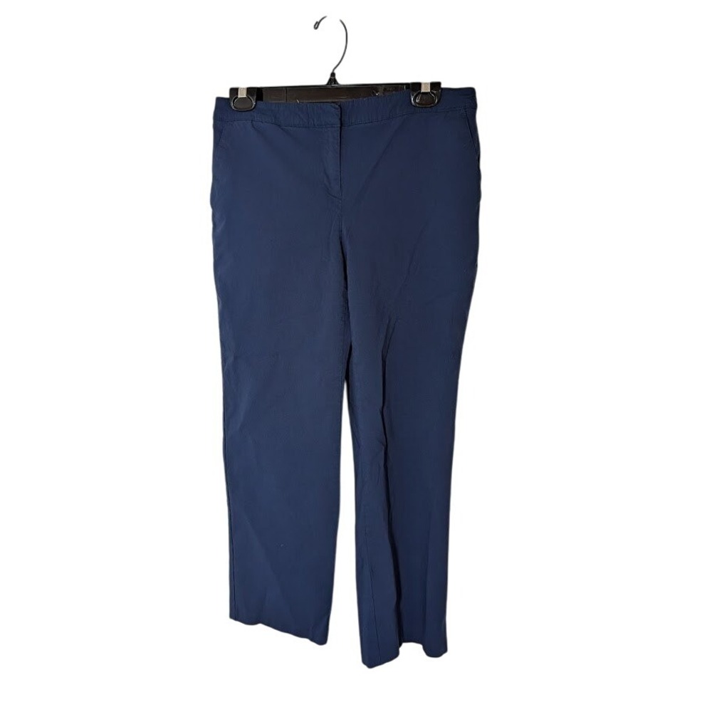 IZOD Women's Navy Blue Dress Pants Stretch Career Work Trousers‎ Size 8